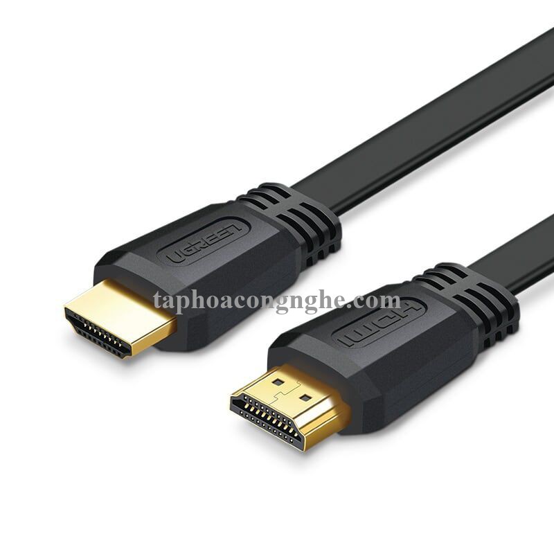 Ugreen 50820 3M màu đen Cáp tín hiệu HDMI dẹt ED015 30050820